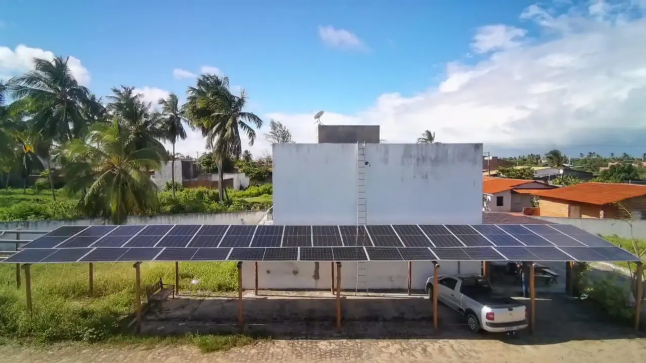 Usina em estacionamento com energia solar – Robalo, Aracaju – SE